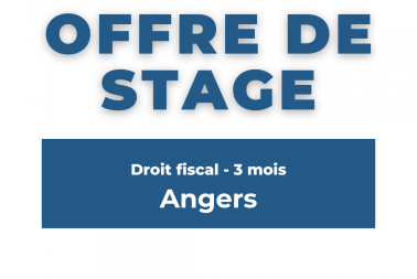 Image de l'article Offre de stage - Droit fiscal